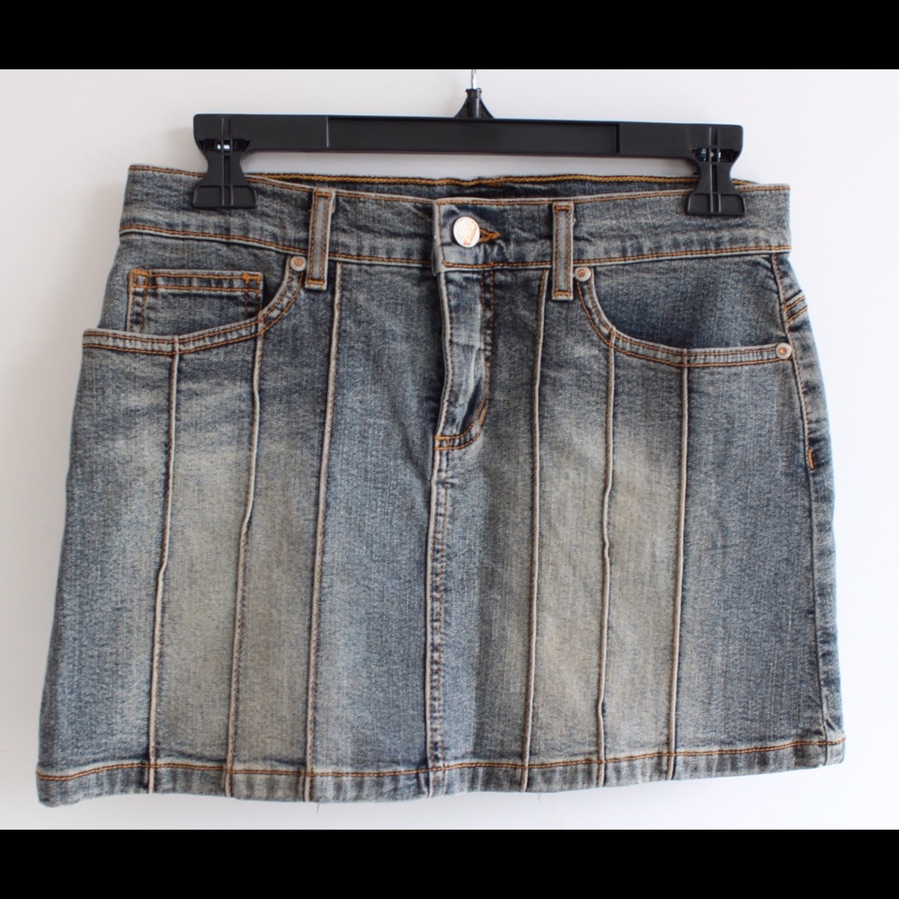 Bebe Denim Skirt